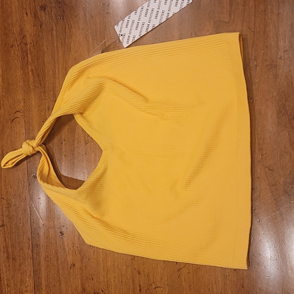 Urban Outfitters Yellow Halter M